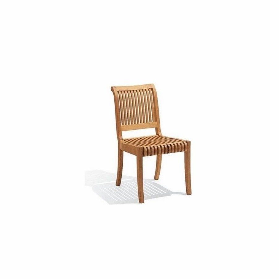 Outdoor Chairs * | Teak Deals Giva Armless Chair Outdoor Teak