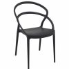 Outdoor Chairs * | Compamia Pia Set Of 2 Dining Chair, Black