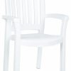 Outdoor Chairs * | Compamia Sunshine Outdoor Dining Armchairs, Set Of 2, White