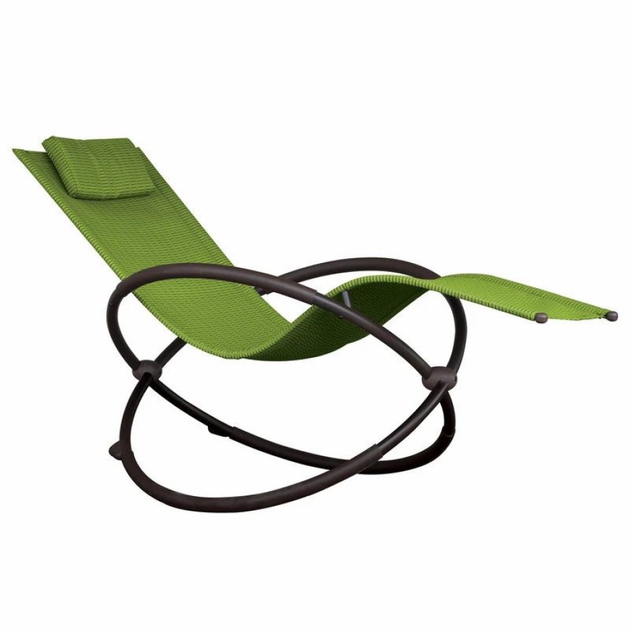 Outdoor Chairs * | Vivere Ltd Orbital Lounger, Single, Green Apple