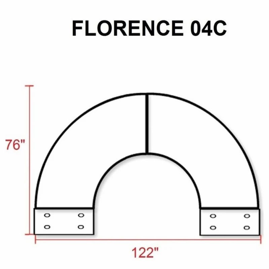 Outdoor Lounge Furniture * | Tkclassics Florence 4 Piece Outdoor Wicker Furniture Set 04C