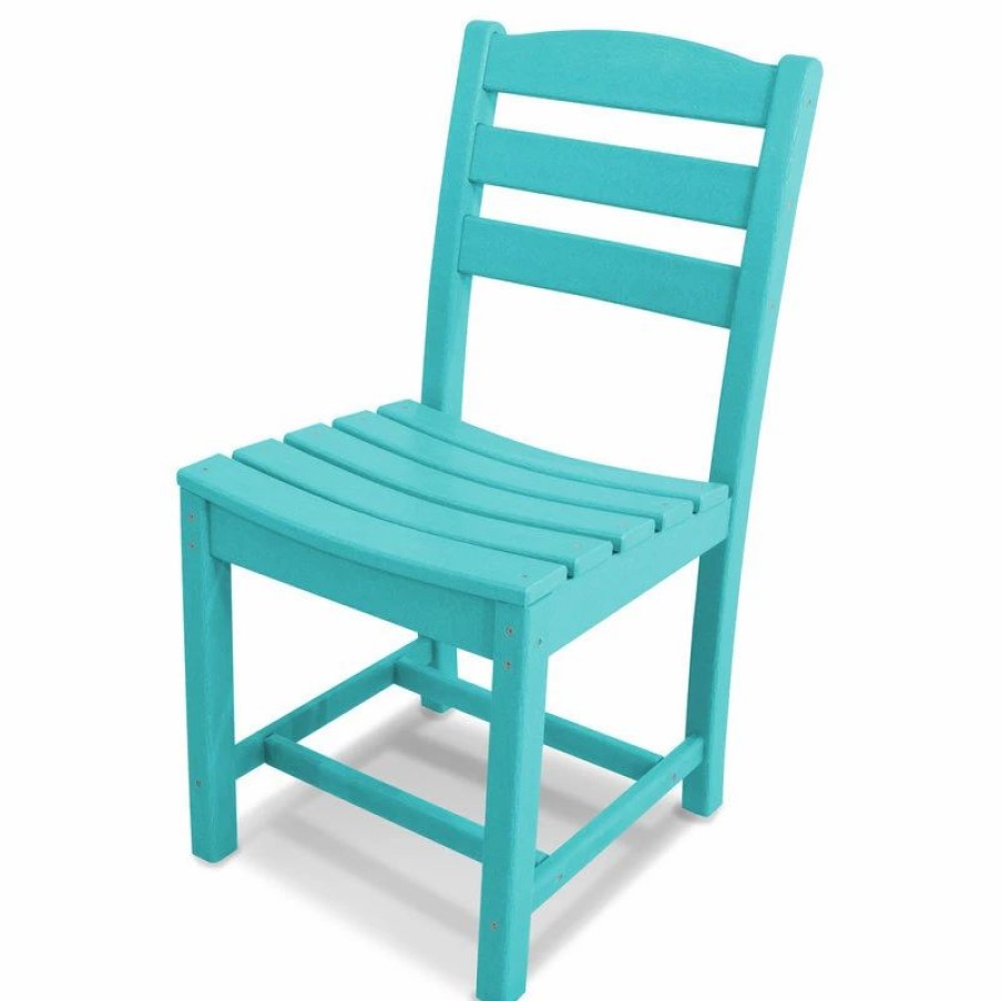 Outdoor Chairs * | Polywood La Casa Cafe Dining Side Chair, Aruba