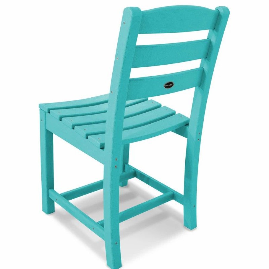 Outdoor Chairs * | Polywood La Casa Cafe Dining Side Chair, Aruba