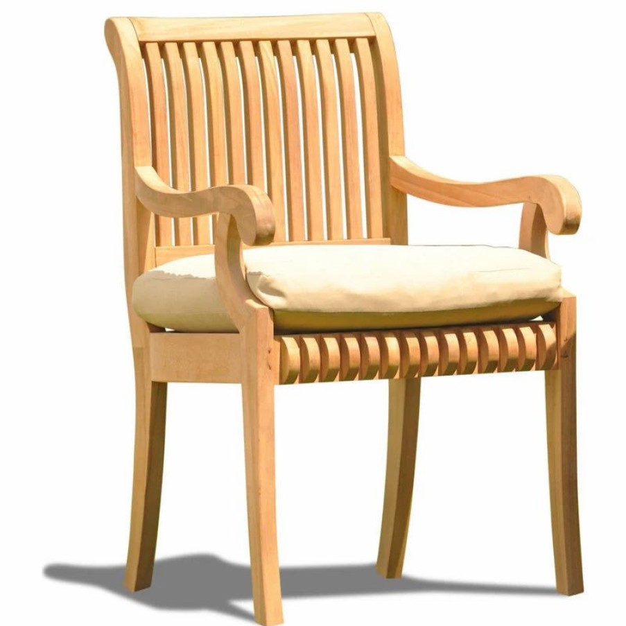 Outdoor Chairs * | Teak Deals Giva Arm Chair Outdoor Teak