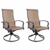 Outdoor Chairs * | Patio Master Bellevue Sling Outdoor Aluminum Rocker, Pack Of 2