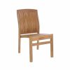 Outdoor Chairs * | Chic Teak Inc. Teak Wood Belize Outdoor Patio Side Chair