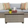 Outdoor Lounge Furniture * | Tkclassics Monterey 6 Piece Outdoor Wicker Patio Furniture Set 06B