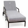 Outdoor Chairs * | Linum Home Textiles Personalized Standard Size Chaise Lounge Cover With Side Pockets, C