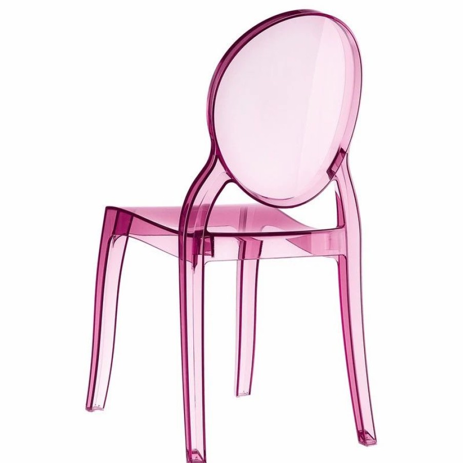 Outdoor Chairs * | Compamia Elizabeth Dining Chairs, Set Of 2, Transparent Pink