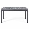 Outdoor Dining Furniture * | Gdfstudio Gdf Studio Eric Outdoor Expandable Acacia Wood Dining Table, Dark Gray Finish