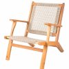 Outdoor Lounge Furniture * | Fire Sense Vega Natural Stain Outdoor Chair