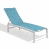 Outdoor Chairs * | Crestlive Products Outdoor Patio Aluminum Five-Position Adjustable Chaise Lounge Chair, Blue