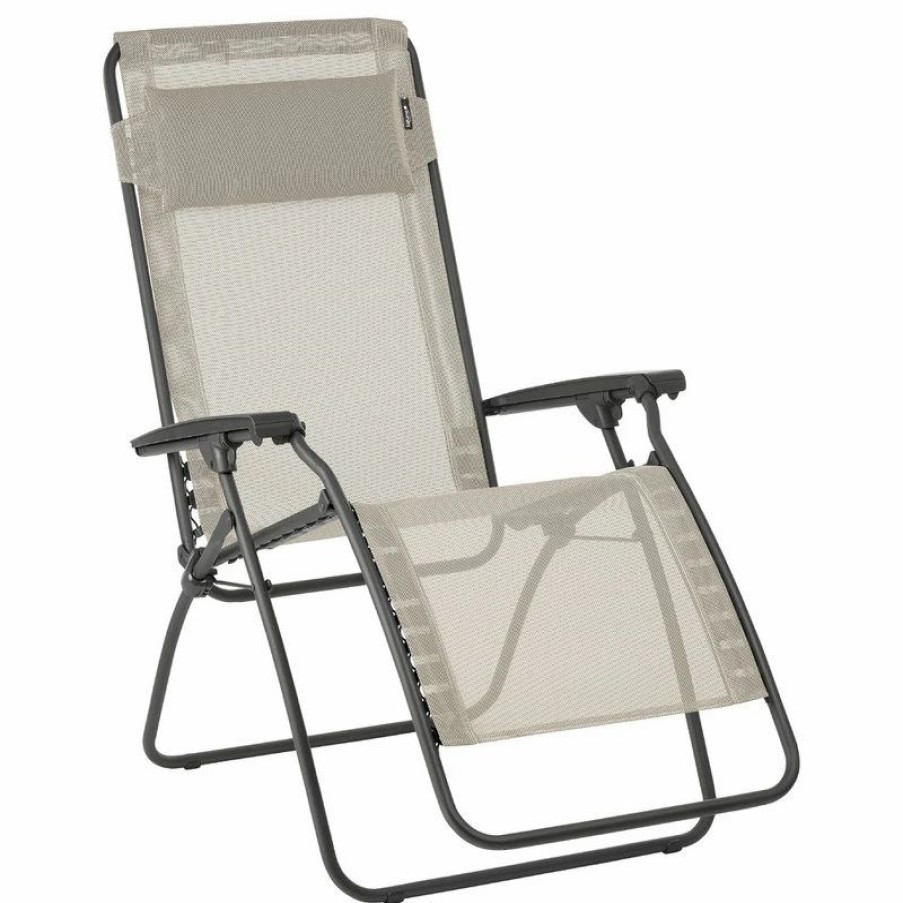 Outdoor Lounge Furniture * | Lafuma Mobilier R Clip Zero Gravity Recliner, Seigle/Beige