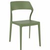 Outdoor Chairs * | Compamia Snow Dining Chair Olive Green, Set Of 2