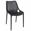 Outdoor Chairs * | Compamia Air Dining Side Chair, Set Of 2, Black