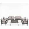 Outdoor Lounge Furniture * | Gdfstudio Gdf Studio 8-Piece Voyage Outdoor Wicker Seating Set, Gray