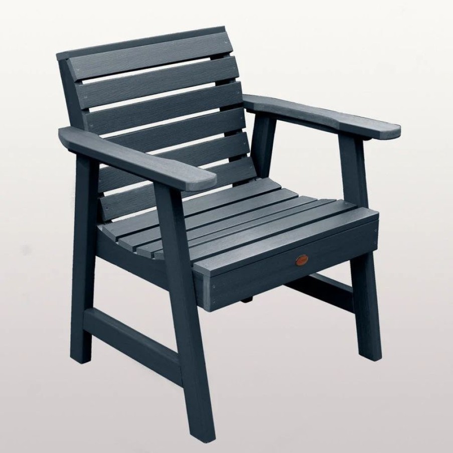 Outdoor Lounge Furniture * | Highwood Weatherly Garden Chair, Federal Blue