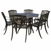 Outdoor Dining Furniture * | Gdfstudio Hallandale Outdoor 6-Seater Cast Aluminum Dining Set