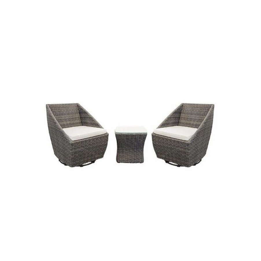 Outdoor Lounge Furniture * | Made4Home Heyfield Swivel Chair Set