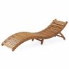 Outdoor Chairs * | Gdfstudio Lisbon Folding Chaise Lounge Chair