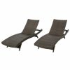 Outdoor Chairs * | Gdfstudio Gdf Studio Thelma Outdoor Wicker Chaise Lounge Chair, Set Of 2